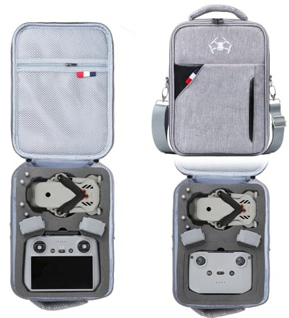 Sac de rangement pour DJI Lito X1/Lito 1, étui de transport, organisateur de voyage portable, sac à bandoulière, housse de protection en EVA pour drone Lito 1/X1 RC-N3/RC 2 batteries de contrôleur