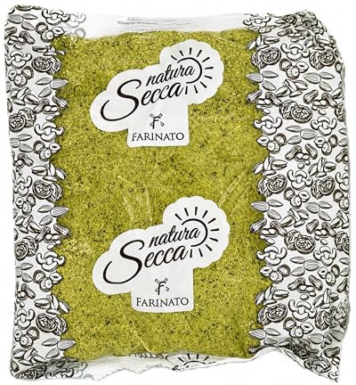 Farinato Farina di Pistacchio 450g – 100% Pistacchio Naturale – Farina Fine per Dolci, Creme, Gelati, Pasta e Ricette Gourmet – Natura Secca