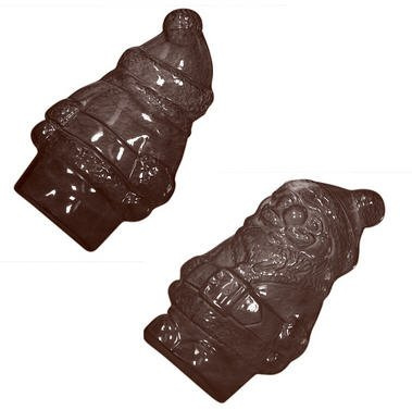 Stampo in plastica BABBO NATALE per cioccolato