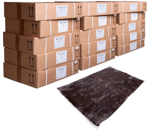 300 x Moor-Einmalpackungen, 60x40 cm, 1000 g, 20 Stück/Karton, Preis/Stück