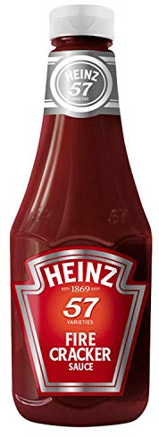 Heinz Fire Cracker Sauce 875ml Parfait pour pizza, viande, hot dogs, ailes de poulet, côtes levées, nachos