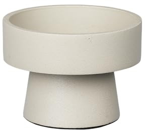 Broste Copenhagen Kerzenständer, Beige, 8 cm x 8 cm x 6 cm