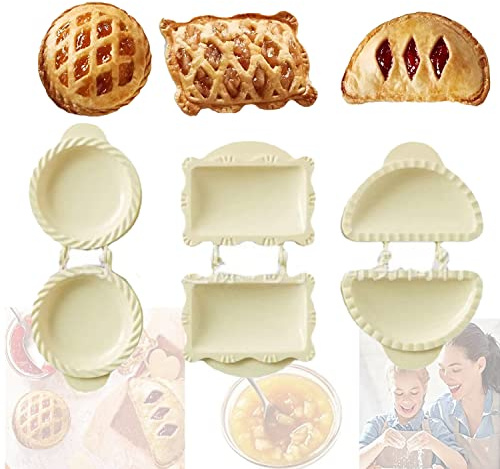 XIAOYIYI Mini Moldes para Tartas Manuales CláSicos, Molde para Tarta de Manzana, Mini Moldes CláSicos para Tartas de Mano, CláSicos para Tartas de Mano para Festivales Fiestas