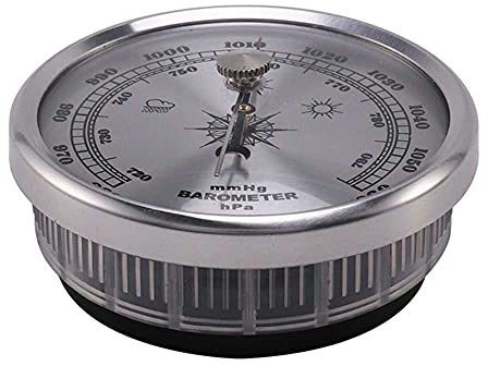 Samnuerly Barometer mit Thermometer, Hygrometer, Wetterstation, Luftdruck, misst Einfachheit, einfache Ablesung