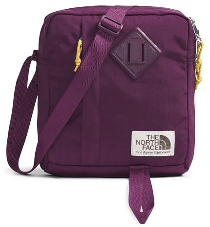 The North Face NF0A52VTTIH1 BERKELEY CROSSBODY Borsa sportiva Uomo Black Currant Purple-Yellow Silt Taglia Taglia Unica