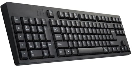 LYEAA Clavier USB Filaire Main Gauche Clavier de Jeu mécanique Ergonomique 109 Touches Double HUB Ordinateur Portable Gamer