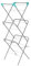 Everyday Requisite 3-Tier Clothes Airer, Indoor Clothes Drying Rack with 14 m Washing Line, Silver