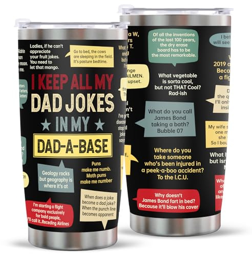OEAGO Fathers Day Dad Gifts, 20 OZ Insulated Tumbler, Dad Birthday Gifts