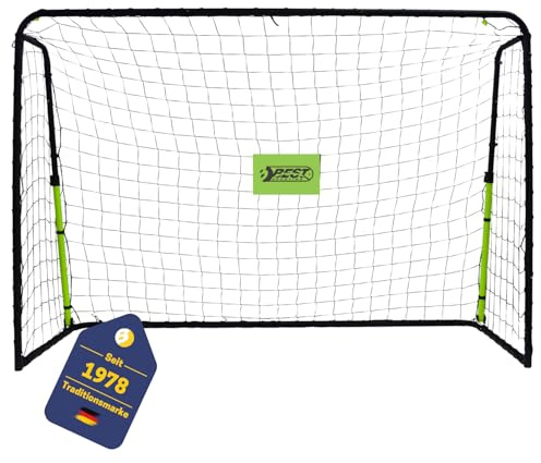 Best Sporting Fußballtor Rebound 213 x 153 x 76 cm I Fußball Tor mit Netz & Rückprallwand I Rebounder Netz mit verstellbarem Winkel I Kickback Tor für Garten I Fußballtor für Kinder & Erwachsene