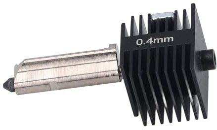 banapoy Hotend-Montagesatz, Labs Hotend-Extruder-Ersatz mit Abnehmbarer 0,2-mm- oder 0,4-mm-Düse aus Gehärtetem Stahl, für A1 oder A1 Mini 3D-Drucker (0,4 mm)