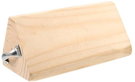 SWOOMEY Unterlegkeile Für Anhänger Und Motorräder Aus Holz Gefertigt Dreieckiges Design Für Stabilität rutschfeste Oberfläche Für Sicheres Parken Geeignet Für Wohnmobile Wohnwagen