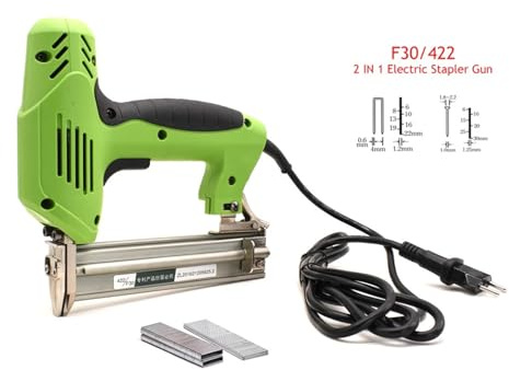 Clavadora neumática para marcos Pistola eléctrica de clavos y grapas 2 en 1, herramienta de decoración de muebles(2 In 1 Gun)
