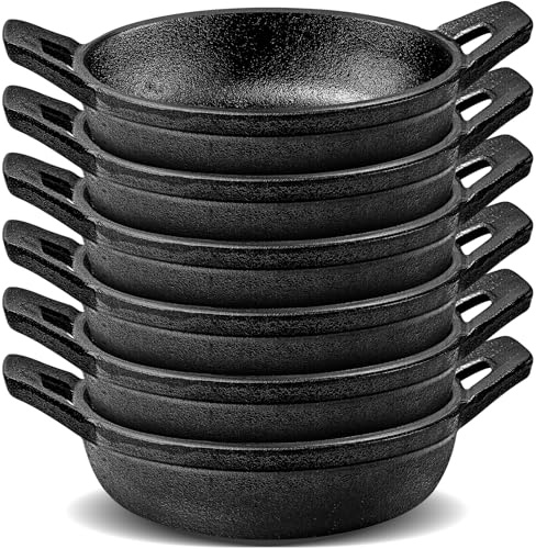 3 mini poêles en fonte