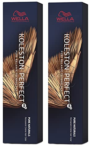 Wella 2 er Pack Koleston Perfect Me+ KP PURE NATURALS 4/07 mittelbraun natur-braun