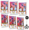 6 x Adrenalyn XL Premier League Soccer Cards Packs + Football Keyring | Limited Edition Panini Soccer Trading Cards | Collect FIFA Premier League Cards | Panini Soccer Cards 2024-2025 Bundle