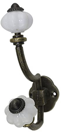 Antiker Kleiderbügel, Metalllegierung, für Hüte, Kleiderhaken, hoch- und runter, Doppelhaken, robuster Kleiderhalter, Bauernhaus-Dekor