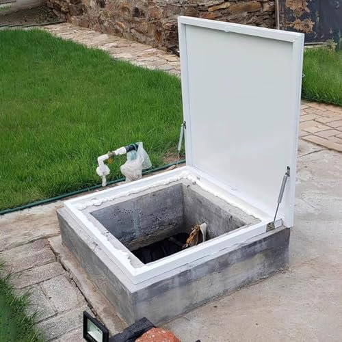 CHZDPP Dach Dachfenster Kellerfenster Brunnen Abdeckungen, Universal Große/kleine Oberlicht-Abdeckung für schräge & Flache Dach, Hochversiegelte Dachfenster mit Zubehör(22x22inch/56x56cm)