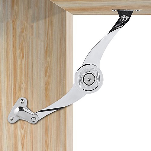 Heavy Duty Soft Close Lid Support Hinges Kitchen Cabinet Door Adjustable Polish Hinge Furniture Lift Up Flap Stay Support Hardware Zinc Alloy