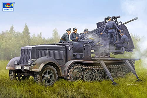 Trumpeter 759513-1/35 5 cm Flak 41 auf Sd.Kfz. 7/2 - Maßstab 1:35