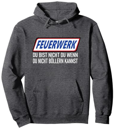 Lustiges Silvester Böller Feuerwerk Pullover Hoodie