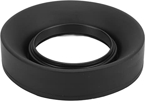 Akozon Gegenlichtblende 49 Mm 52 Mm 55 Mm 58 Mm Zusammenklappbare Gegenlichtblende aus Gummi mit 3 Einstellbaren Zuständen Zusammenklappbare Kamera-Gegenlichtblende für Digitalkameras(55mm)