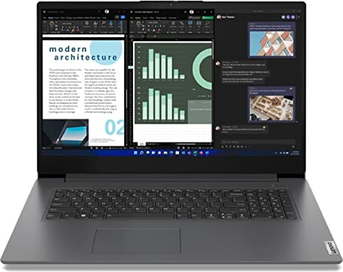 Lenovo V17 G3 IAP i3-1215U Notebook 43,9 cm (17.3 Zoll) Full HD Intel® Core™ i3 8 GB DDR4-SDRAM 512 GB SSD Wi-Fi 6 (802.11ax) Windows 11 Home Grau