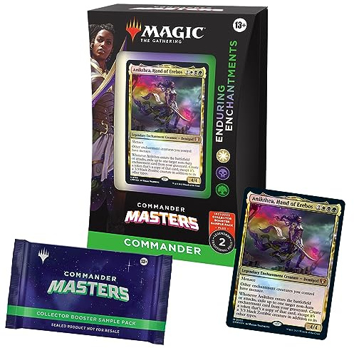 Magic: The Gathering Commander Masters Commander Deck - Enduring Enchantments (2-Card Collector Booster Sample Pack - Versión en Inglés)