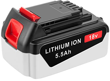 EICHXO 18V 5.5Ah Li-Ion Akku Kompatibel mit Black Decker 18V Gartengeräte und Elektrowerkzeuge BL2018 BL2518-XJ BL1518-XJ BL4018-XJ BL1518L LBXR20 LB2X4020
