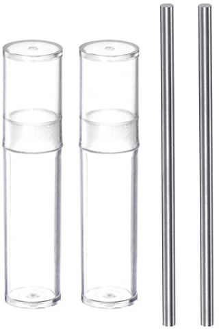 sourcing map 2 Stück Stahlstiftlehre Pin Gauge, 2mm Durchmesser Metrischer Messdorn, Klasse x Stahl Stiftlehre Metrik, Toleranz 0.001mm Stecker Lehrenadeln zum Messen