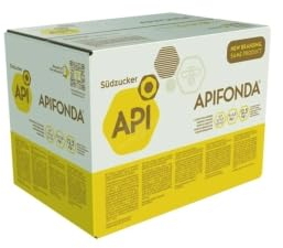 Apifonda Südzucker Bienenfutter 5x2,5kg Beutel im Karton - Futterteig Bienen - Imkereibedarf -Bienenfutterteig - Bienenfutter Sirup -