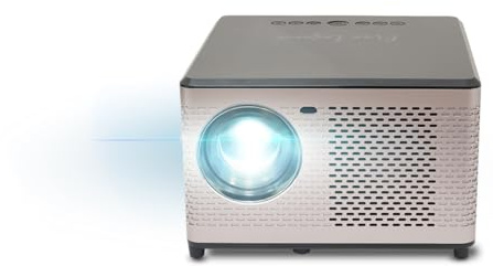 Acer - AOpen QF15a Powered by Acer LCD-LED Beamer - 1080p Full HD (1.920 x 1.080 Pixel), 10.000 LED Lumen, 1.000:1 Kontrast, Keystone, Bluetooth Lautsprecher, HDMI (HDCP), Portable/Mobil