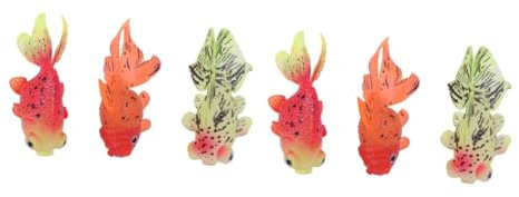 Yardwe 2 Sets Luxuriöse Aquarium-Dekorationen Realistische Künstliche Silikon-aquariumfische Einzigartige Aquarium-Ornamente 3 Stück