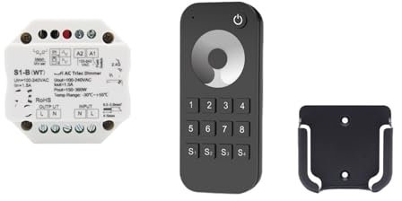 HAPRSLIKG Dimmer Triac AC 220V 230V AC da 1 pz S1-B(WT)(S1-B WT And RT8 Set)