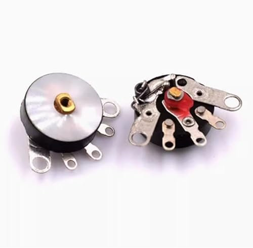 5pcs Straight Right Angle Radio Potentiometer RV12MM B10K B103 B50K B503 Power Amplifier Volume Potentiometer With Switch 12mm(Straight,10K)