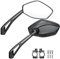 KEMIMOTO Motorbike Mirror, Universal Motorcycle Mirror M8/M10, Motorcycle Rear View Mirrors with Bracket Compatible with MT07, MT09 2 Pack
