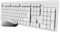 Trust ODY II Französisches AZERTY-Layout Tastatur und Maus Set Kabellos Weiß