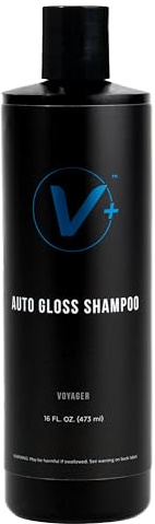 VIKING V+ Car Wash Soap, Auto Gloss Shampoo, Highly Concentrated and pH-Balanced, Use in a Foam Cannon or For a Bucket Wash, 16 FL OZ, Voyager Scent