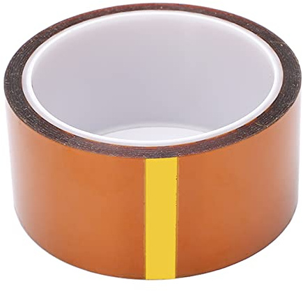 FTVOGUE Cinta de Poliimida Industrial, 45 mm x Cinta Aislante Adhesiva para Batería de Litio, Protección de Aislamiento Eléctrico