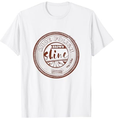 Braun Schuhcreme Lederglanz T-Shirt
