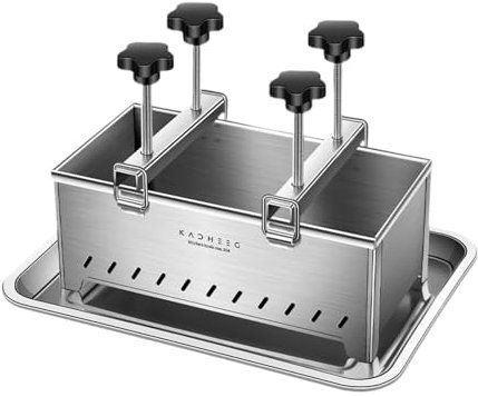 Qianly Fleischmaschine Presswerkzeug Fleisch Pressender Maker Mittagessen Fleisch Pressung Formwerkzeug für Mittagessen Fleisch, 2 Kg