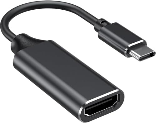 USB C to HDMI Adapter, Type-C to HDMI 4K Adapter, For iPhone 15, MacBook Pro,Air,iPad Pro, Pixelbook, Dell XPS,Microsoft, Samsung Galaxy,Surface Book(Thunderbolt 3/4 Compatible)