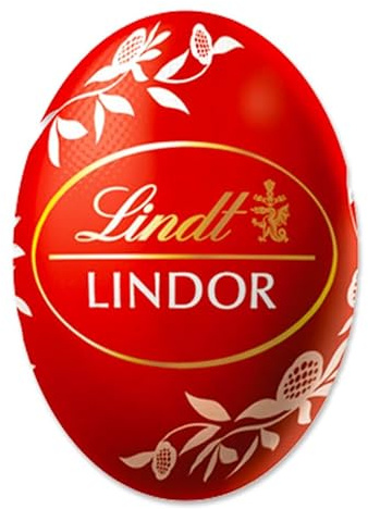 Ovetti Lindor Rossi Lindt. Cioccolato al latte con morbido ripieno. Busta g 500
