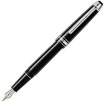 Montblanc Füllfederhalter Meisterstück in der Farbe Schwarz mit der Federstärke M, 116075