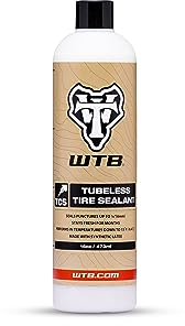 WTB 473 ml TCS Tubeless Tyre Sealant Bike | Fast-Acting Tubeless Sealant Up To 6 mm Punctures | Safer Ammonia-Free & Synthetic Latex Bike Tyre Sealant | All Weather Performance Down To -9.4 Degree C