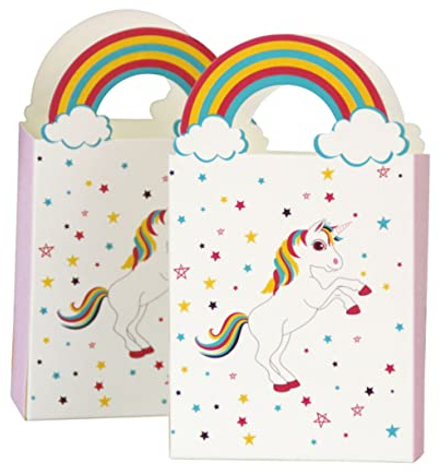 BUGUUYO Leckerli-boxen 12 Stück Regenbogen-papier-süßigkeitenboxen Für Hochzeitsfeiern