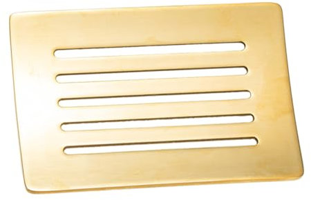 Edelstahl Seifenhalter zum Abtropfen für Badezimmer, Goldfarben