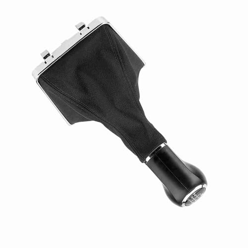 Yctze Zafira B Schaltknauf o Palanca H Pomo de de 6 Velocidades Funda para Maletero para III H 1.6, Cuero Negro de en G (6 velocidades)