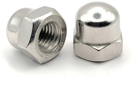 Ecrou Borgne Inox M3 | Ecrous Borgnes Hexagonal | Norme DIN 1587 en Acier Inoxydable A2-070 (V2A/304) | Ecrou capuchon Inox protection vis, boulons, tiges filetées Ø 3mm : LOT DE 20 Pcs - ProRaje