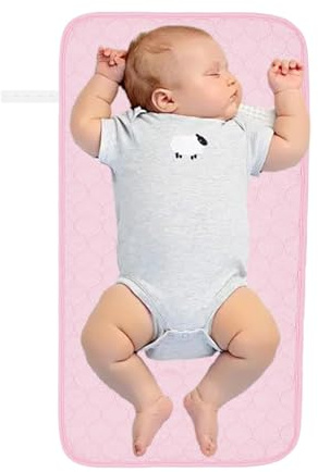Fodera impermeabile per fasciatoio, Fasciatoio per pannolini per bambino, Fasciatoio compatto per pannolini, Fasciatoio portatile per viaggi, Materassino fasciatoio da viaggio impermeabile, Pannolino