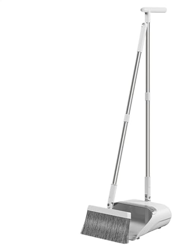 Ensemble balai et pelle - Combinaison de pelle et brosse pliables | Balai sur pied pour nettoyage d'intérieur avec ensemble | Combo flexible pliable pour balai et Ho